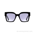 Unisex-übergroße Square UV400 polarisierte Acetat-Sonnenbrillen
